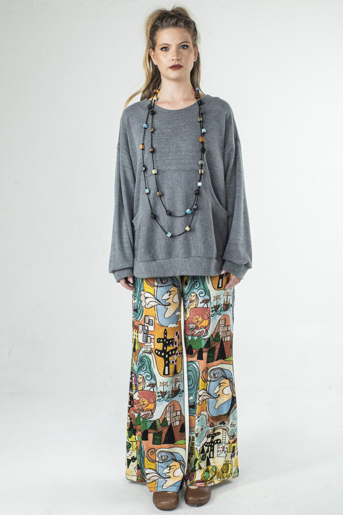 BLUSA ESTILO MOLETOM COM BOLSO CANGURU - Image 3