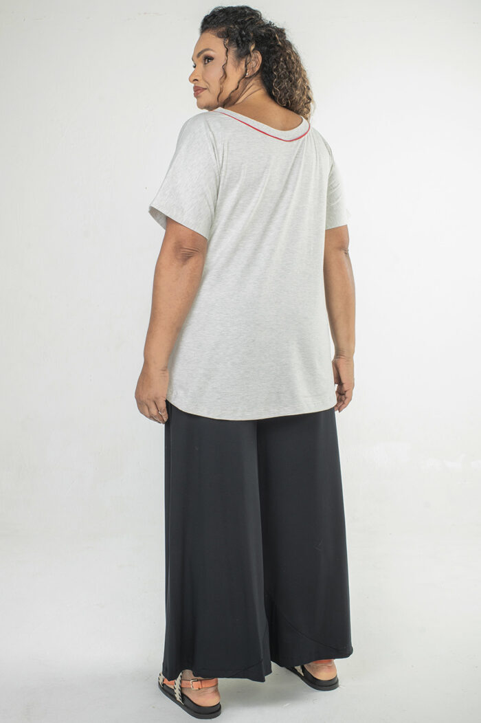 BLUSA PLUS SIZE LINHA COM MANGA JAPONESA - Image 3