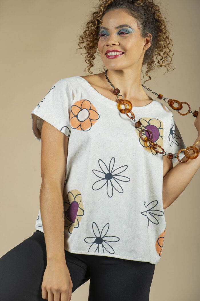 BLUSA SOLTONA COM AS COSTAS CRUZADA - Image 3