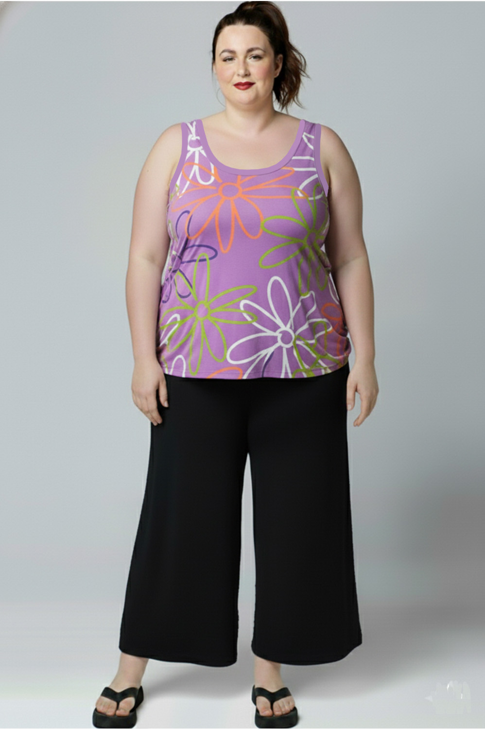REGATA PLUS SIZE SOLTINHA RETA