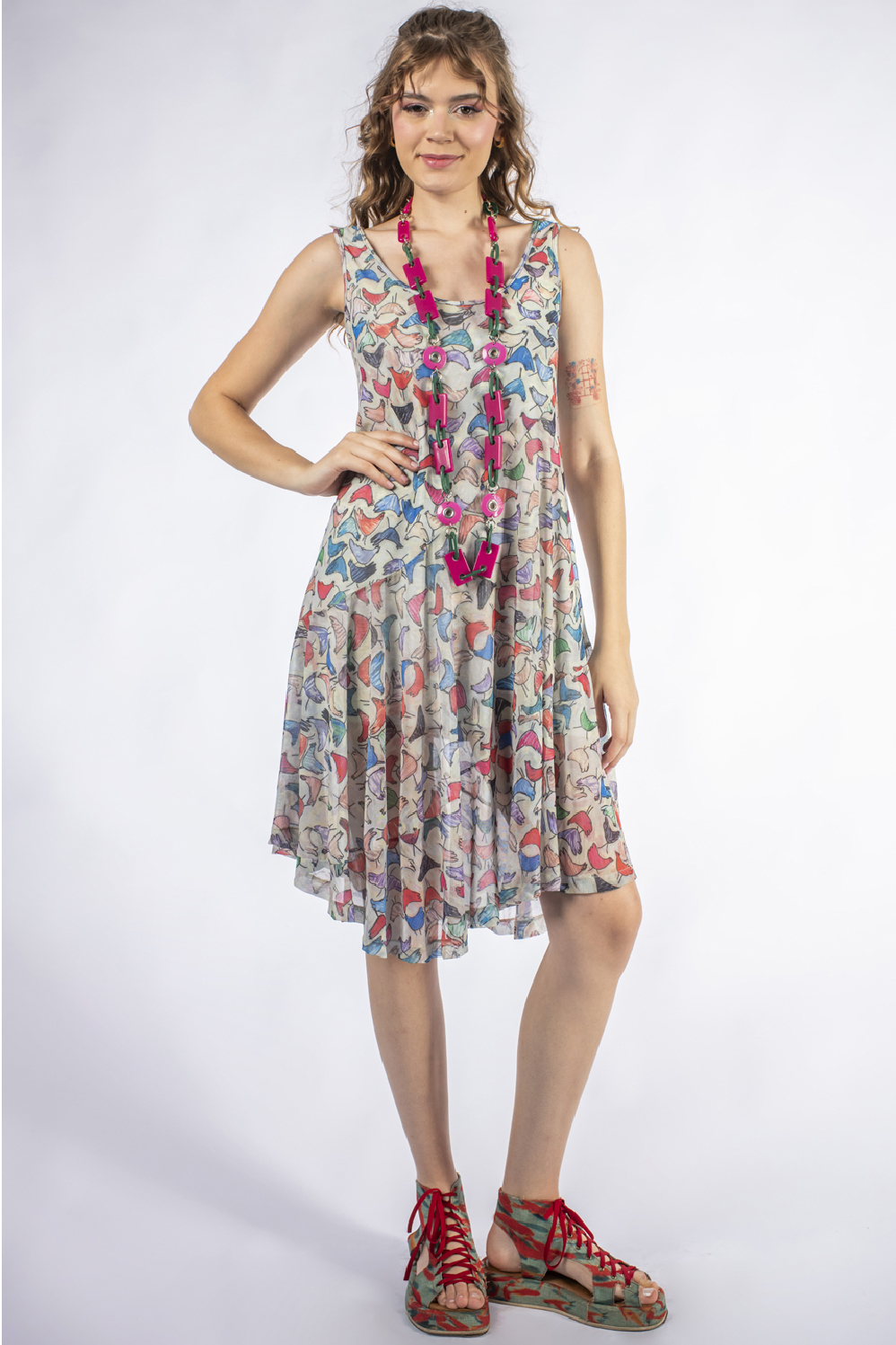 VESTIDO REGATA CARACOL